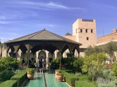 Le Jardin Secret in Marrakech's medina.  This is a tranquil garden with a pavilion in the centre